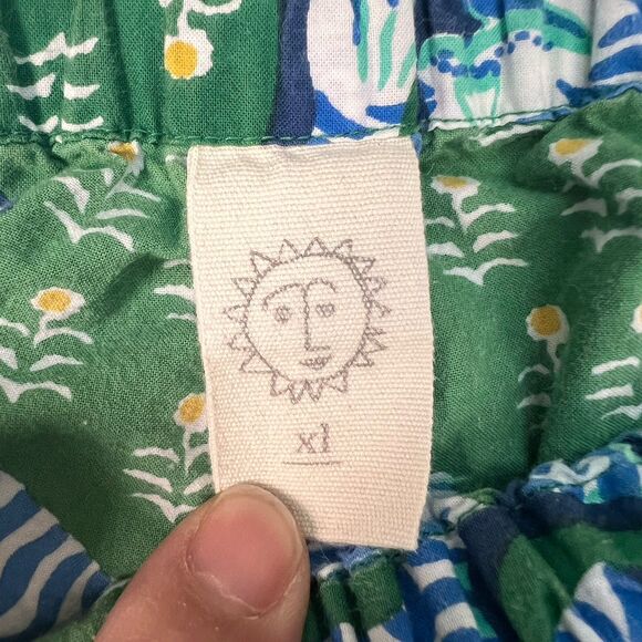 Printfresh Anthropologie Print Fresh Women Pajama Set Sz XL Jade Tiger Queen - Picture 15 of 16